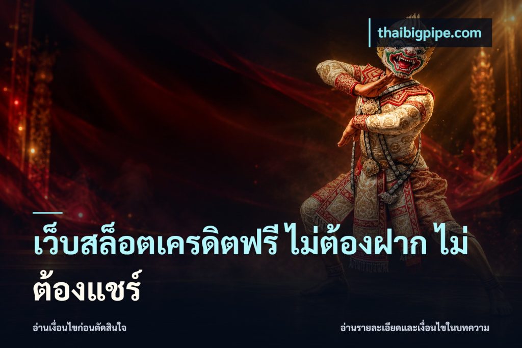 เว็บสล็อตเครดิตฟรี ไม่ต้องฝาก ไม่ต้องแชร์