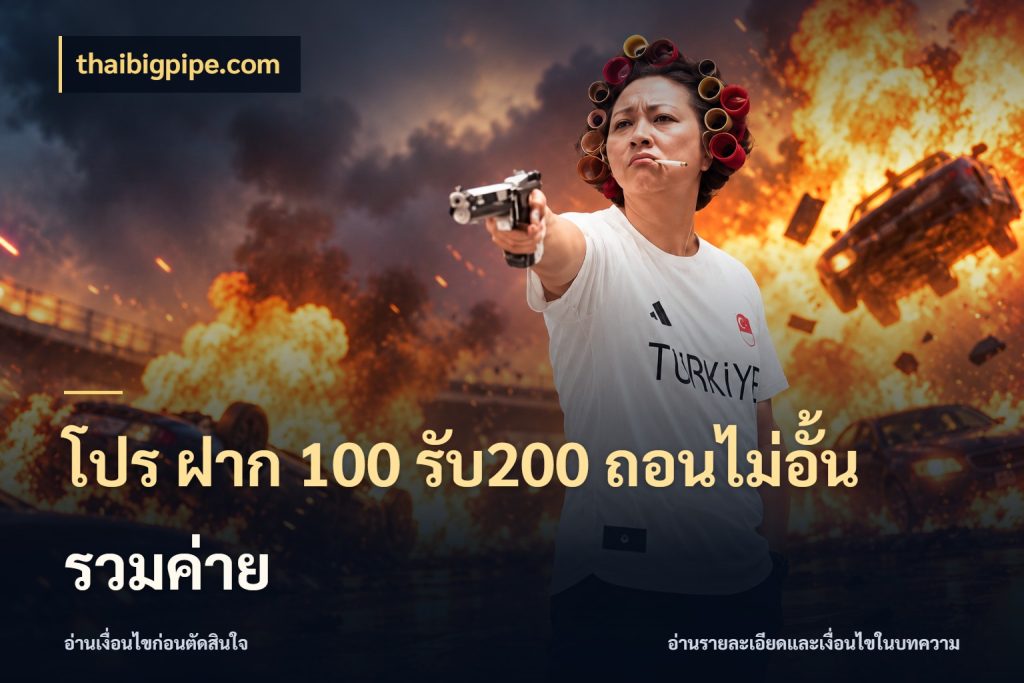 โปร ฝาก 100 รับ200 ถอนไม่อั้น รวมค่าย