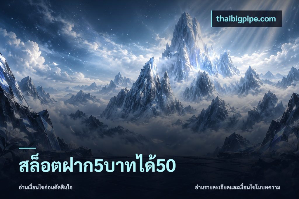 สล็อตฝาก5บาทได้50