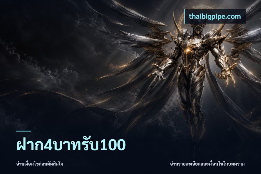 ฝาก4บาทรับ100