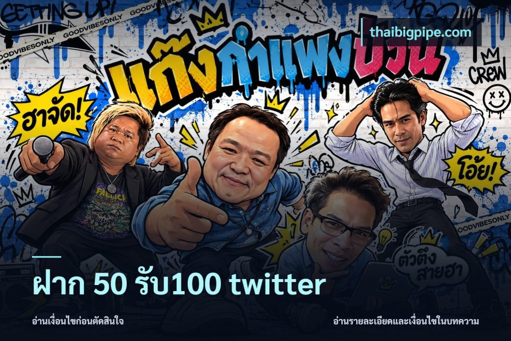 ฝาก 50 รับ100 twitter