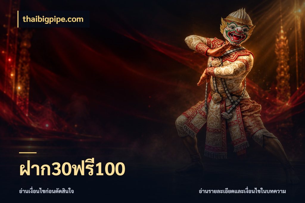 ฝาก30ฟรี100