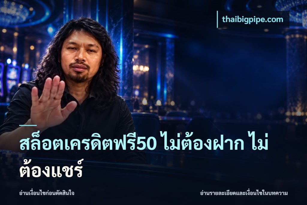 สล็อตเครดิตฟรี50 ไม่ต้องฝาก ไม่ต้องแชร์