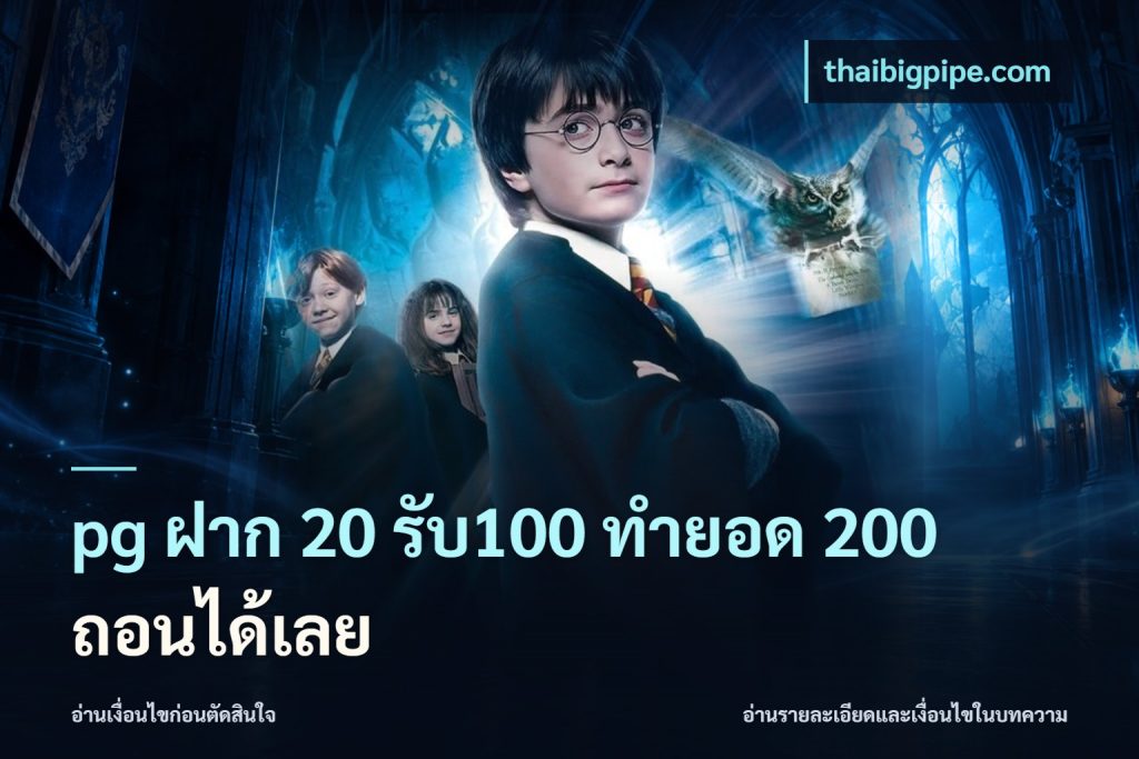 pg ฝาก 20 รับ100 ทำยอด 200 ถอนได้เลย