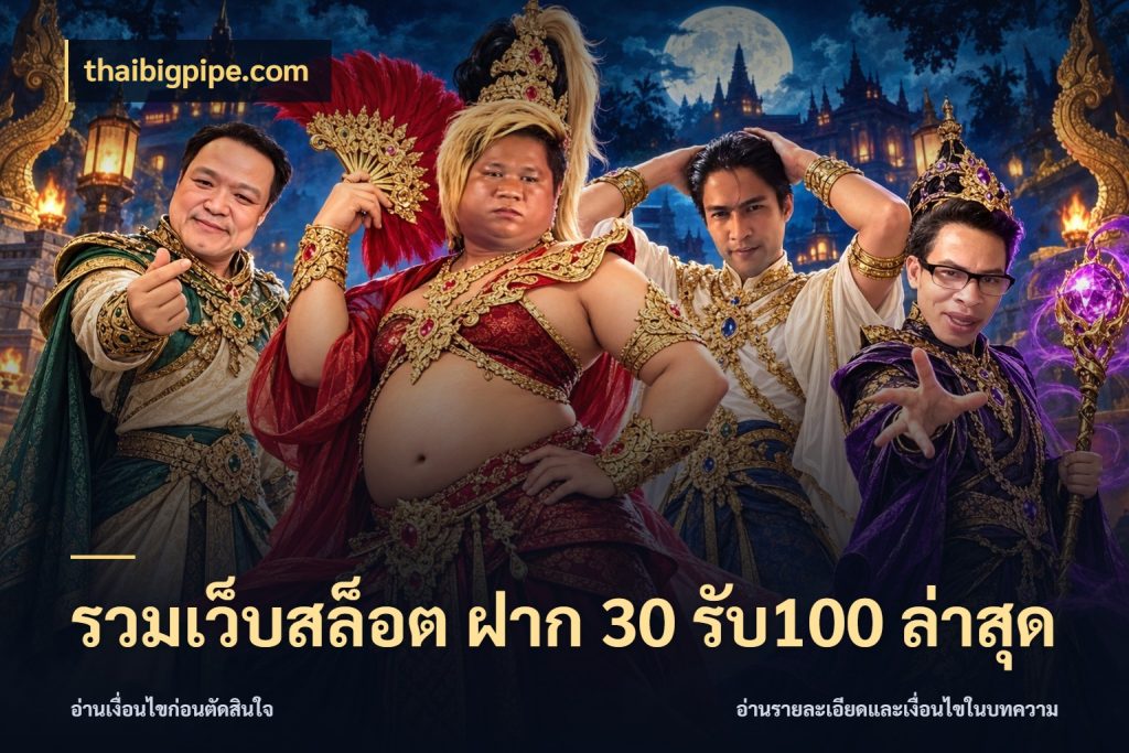 รวมเว็บสล็อต ฝาก 30 รับ100 ล่าสุด