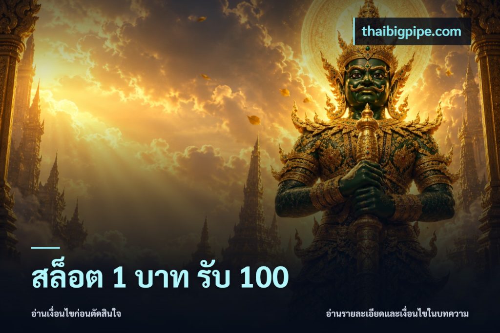 สล็อต 1 บาท รับ 100