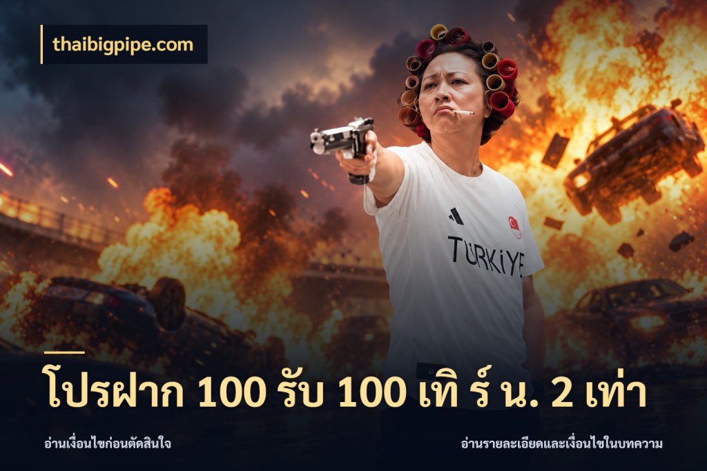 โปรฝาก 100 รับ 100 เทิ ร์ น. 2 เท่า