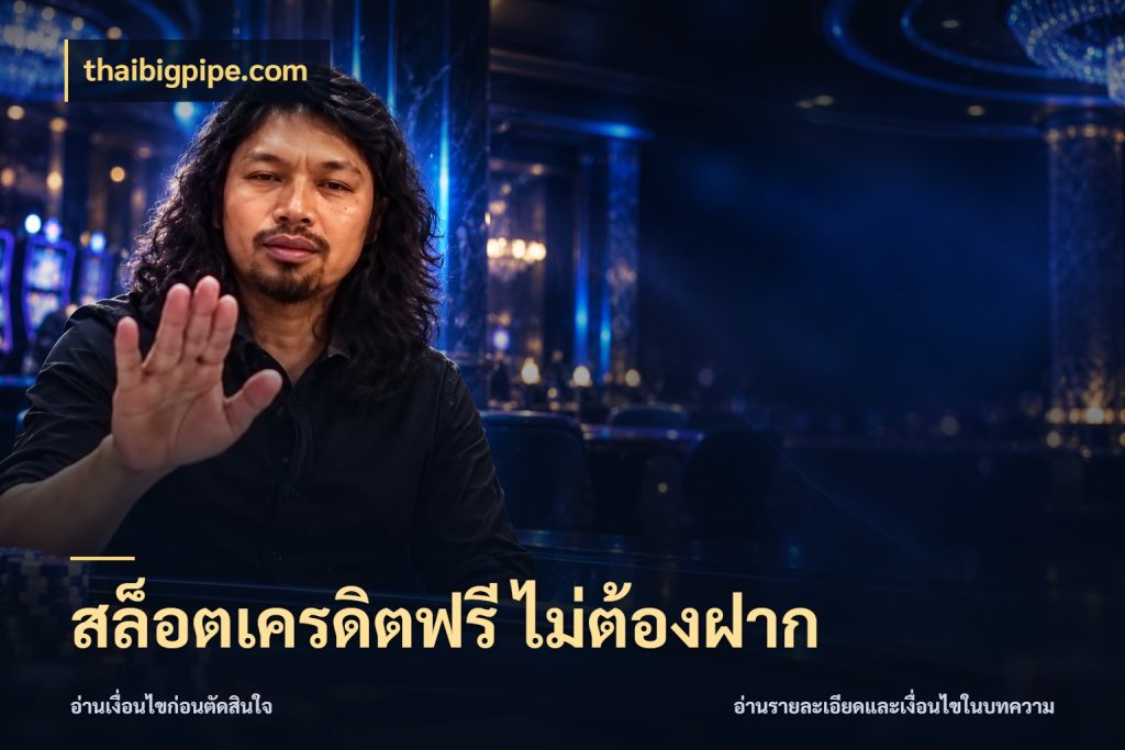 สล็อตเครดิตฟรี ไม่ต้องฝาก