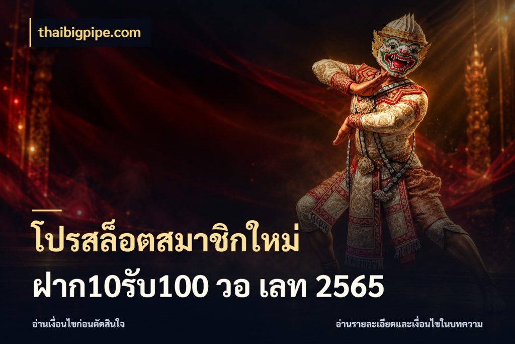 โปรสล็อตสมาชิกใหม่ ฝาก10รับ100 วอ เลท 2565