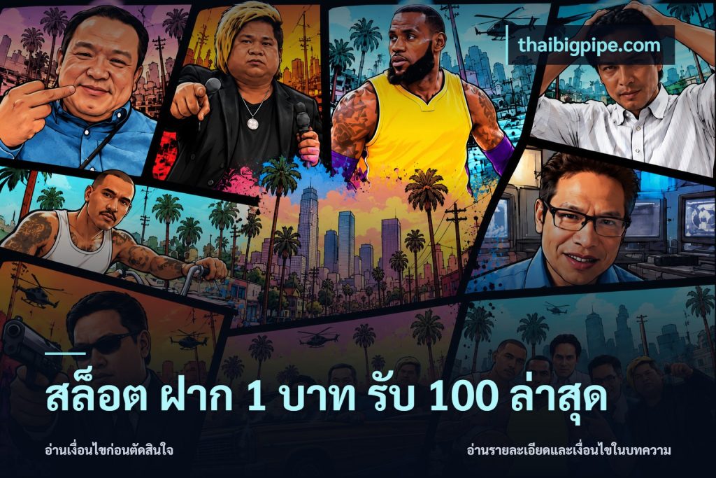 สล็อต ฝาก 1 บาท รับ 100 ล่าสุด