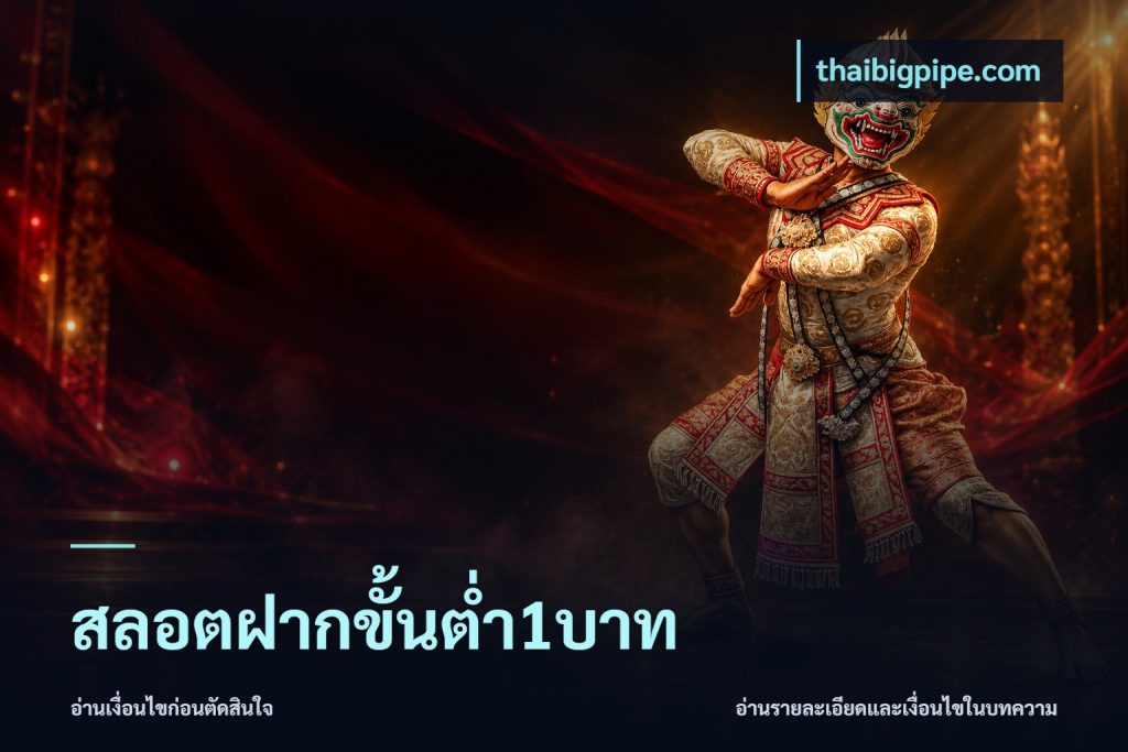 สลอตฝากขั้นต่ำ1บาท