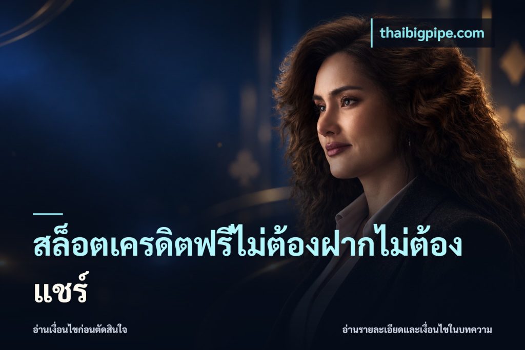 สล็อตเครดิตฟรีไม่ต้องฝากไม่ต้องแชร์