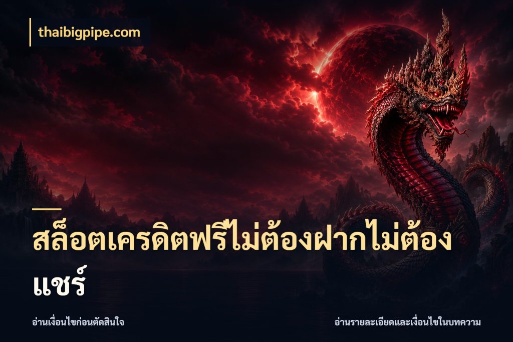 สล็อตเครดิตฟรีไม่ต้องฝากไม่ต้องแชร์