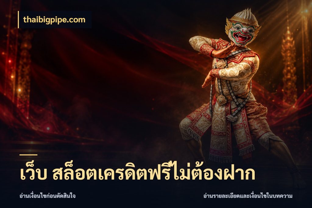 เว็บ สล็อตเครดิตฟรีไม่ต้องฝาก