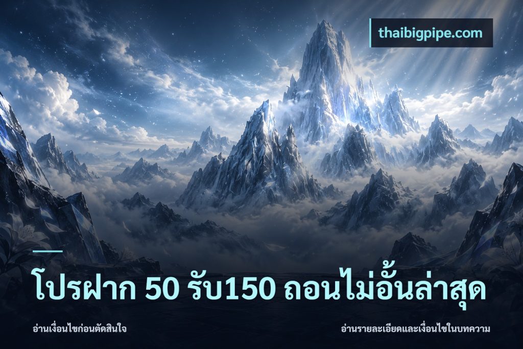โปรฝาก 50 รับ150 ถอนไม่อั้นล่าสุด