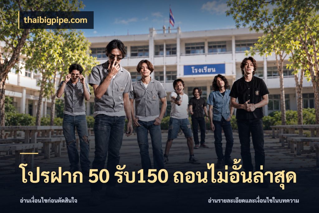 โปรฝาก 50 รับ150 ถอนไม่อั้นล่าสุด