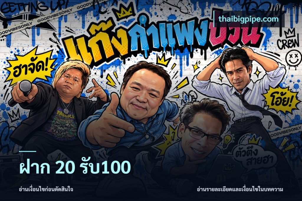ฝาก 20 รับ100