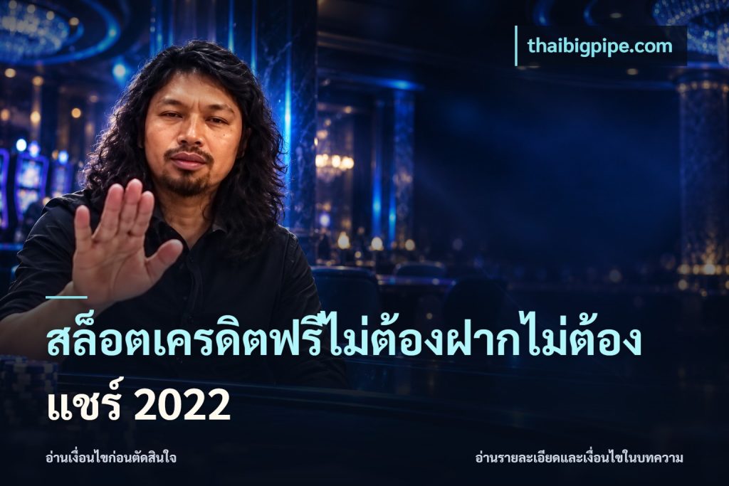 สล็อตเครดิตฟรีไม่ต้องฝากไม่ต้องแชร์ 2022