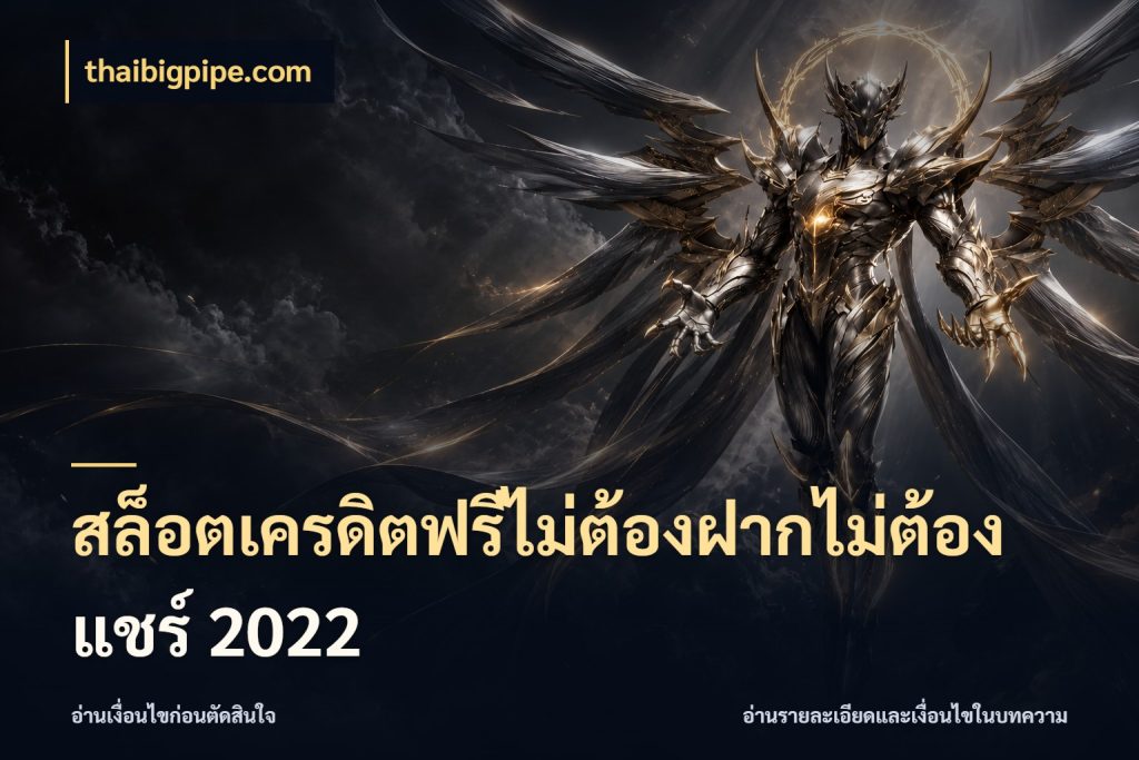 สล็อตเครดิตฟรีไม่ต้องฝากไม่ต้องแชร์ 2022