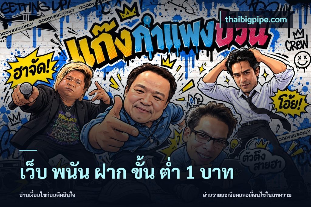 เว็บ พนัน ฝาก ขั้น ต่ำ 1 บาท