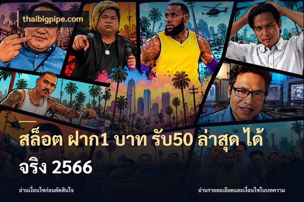 สล็อต ฝาก1 บาท รับ50 ล่าสุด ได้ จริง 2566