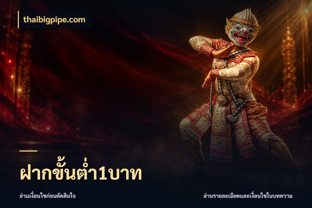 ฝากขั้นต่ำ1บาท