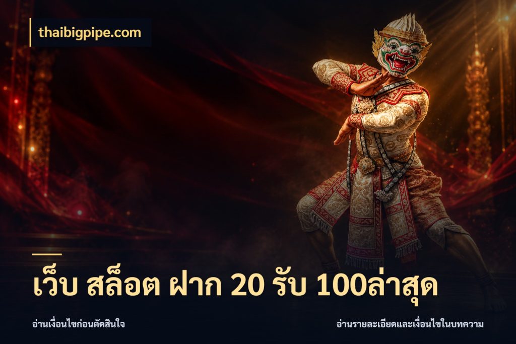 เว็บ สล็อต ฝาก 20 รับ 100ล่าสุด