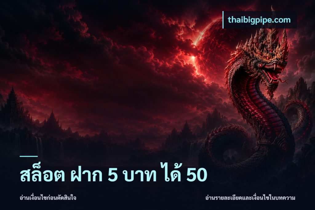 สล็อต ฝาก 5 บาท ได้ 50