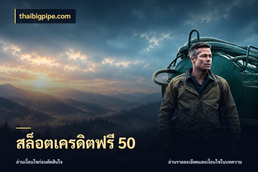 สล็อตเครดิตฟรี 50