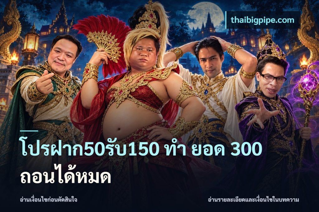 โปรฝาก50รับ150 ทํา ยอด 300 ถอนได้หมด