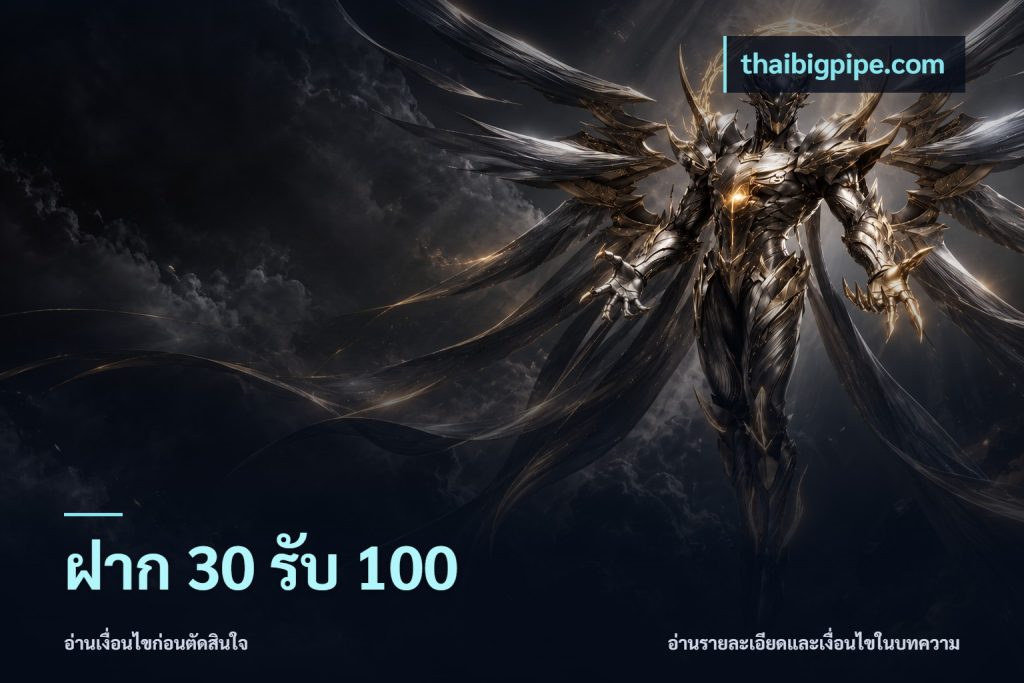 ฝาก 30 รับ 100