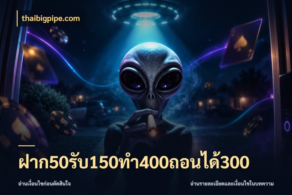ฝาก50รับ150ทํา400ถอนได้300