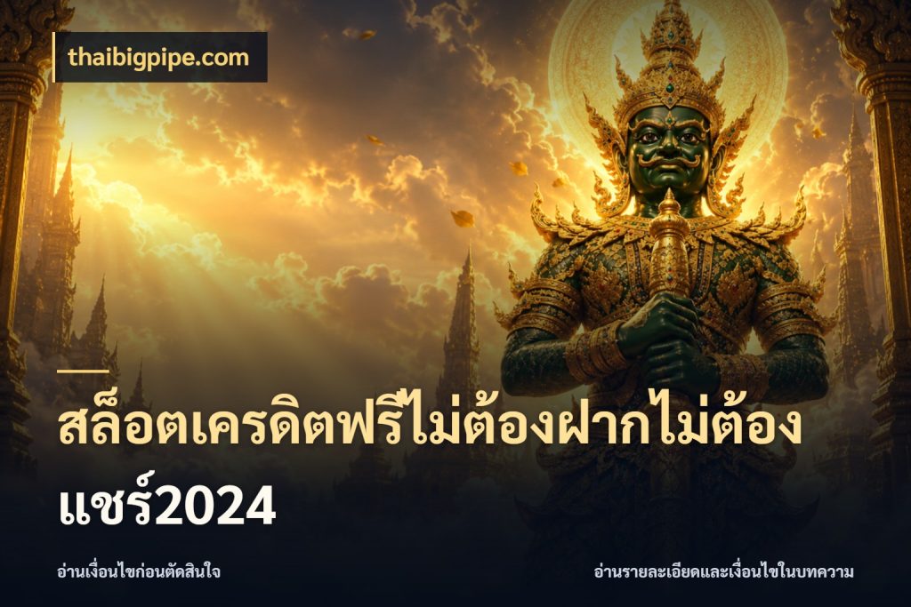 สล็อตเครดิตฟรีไม่ต้องฝากไม่ต้องแชร์2024