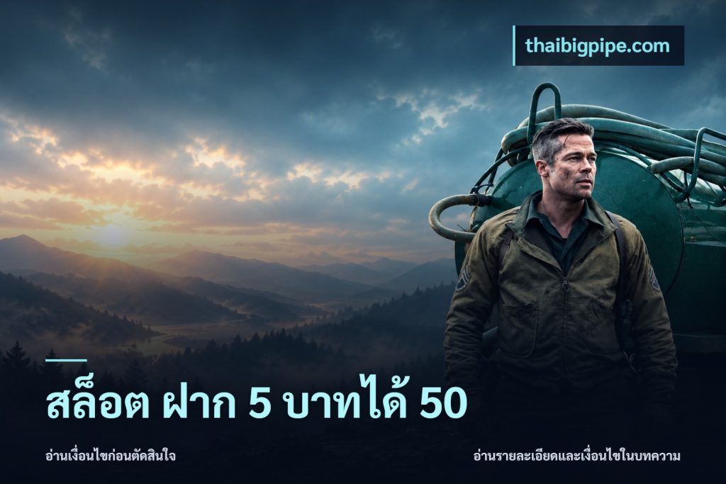 สล็อต ฝาก 5 บาทได้ 50