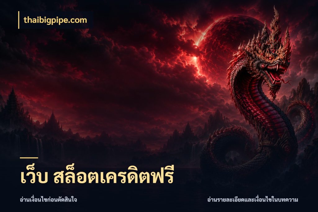 เว็บ สล็อตเครดิตฟรี