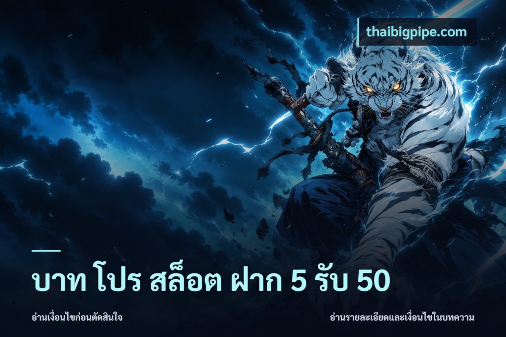 บาท โปร สล็อต ฝาก 5 รับ 50