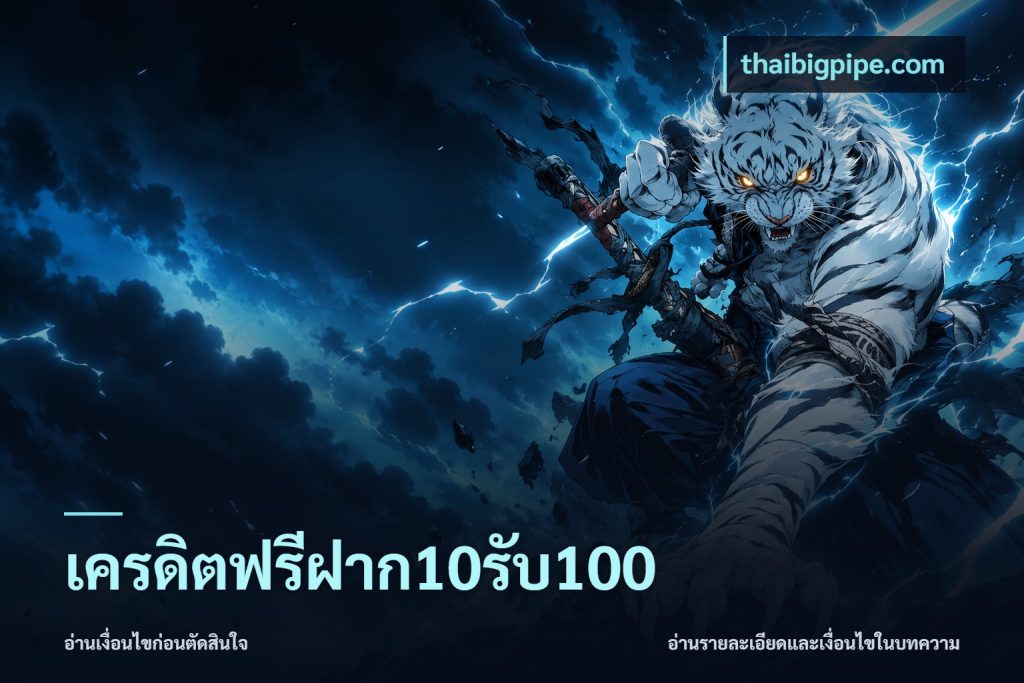 เครดิตฟรีฝาก10รับ100