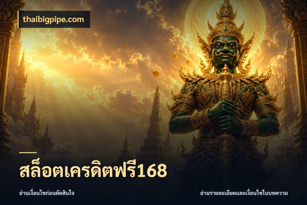 สล็อตเครดิตฟรี168