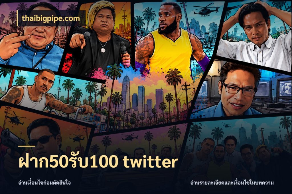 ฝาก50รับ100 twitter