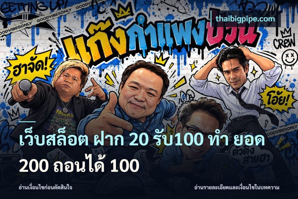 เว็บสล็อต ฝาก 20 รับ100 ทํา ยอด 200 ถอนได้ 100