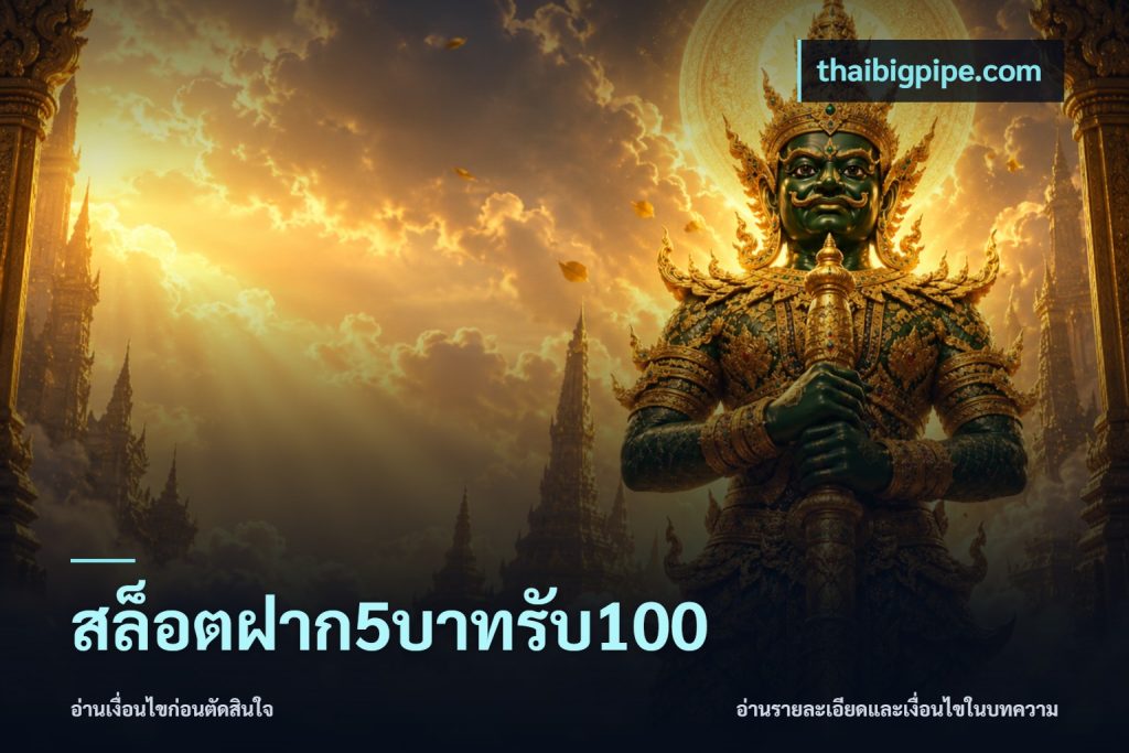 สล็อตฝาก5บาทรับ100