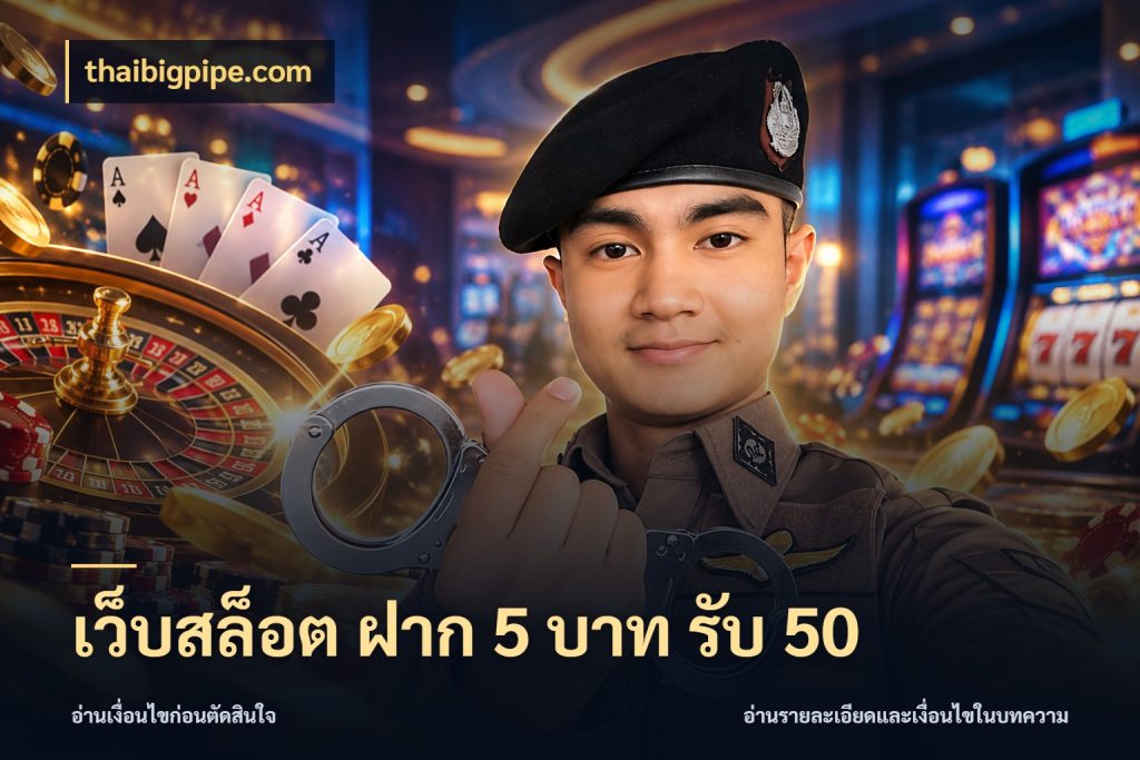 เว็บสล็อต ฝาก 5 บาท รับ 50