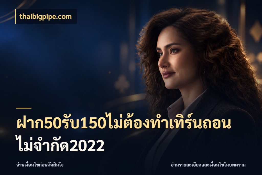 ฝาก50รับ150ไม่ต้องทําเทิร์นถอนไม่จํากัด2022
