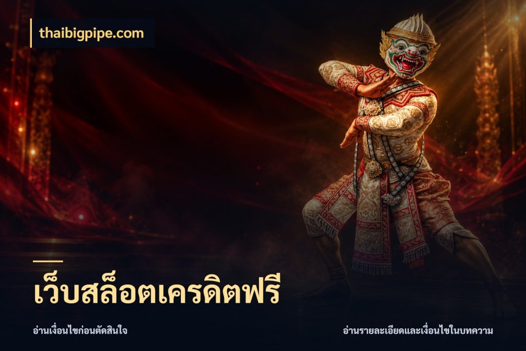 เว็บสล็อตเครดิตฟรี