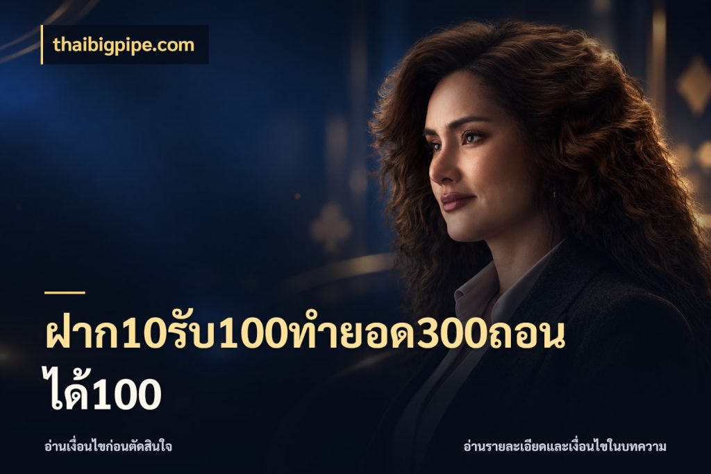 ฝาก10รับ100ทํายอด300ถอนได้100