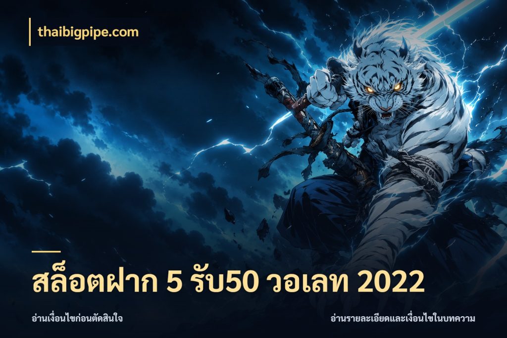 สล็อตฝาก 5 รับ50 วอเลท 2022