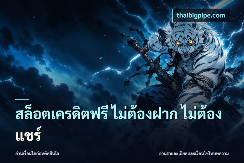 สล็อตเครดิตฟรี ไม่ต้องฝาก ไม่ต้องแชร์