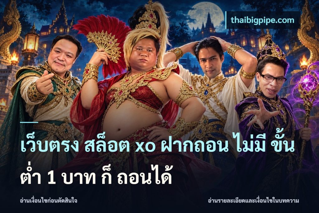 เว็บตรง สล็อต xo ฝากถอน ไม่มี ขั้นต่ำ 1 บาท ก็ ถอนได้