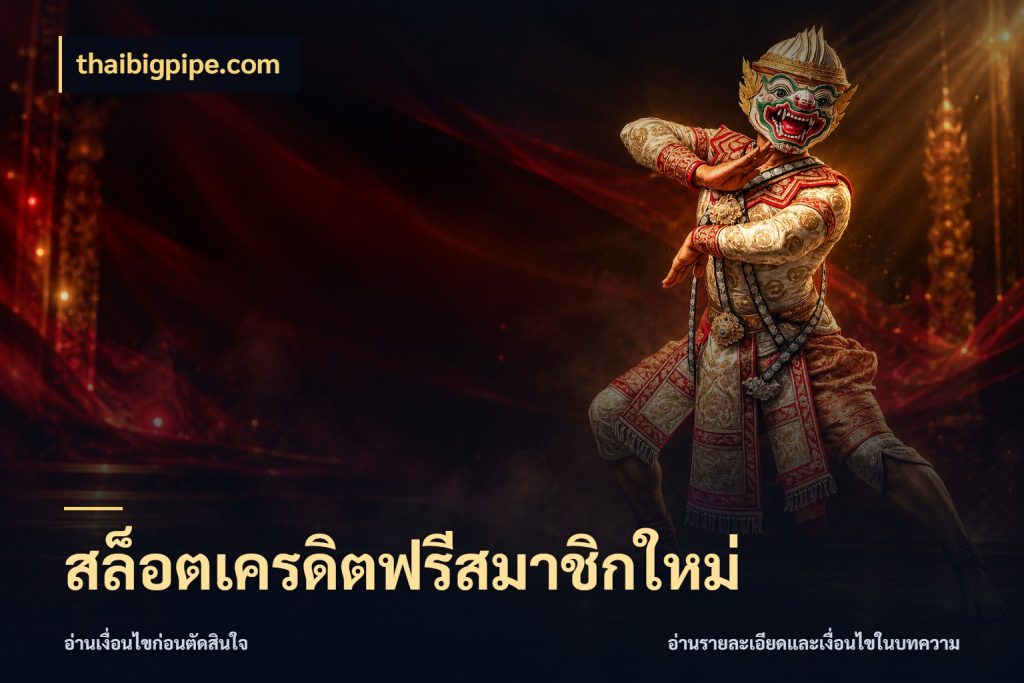 สล็อตเครดิตฟรีสมาชิกใหม่