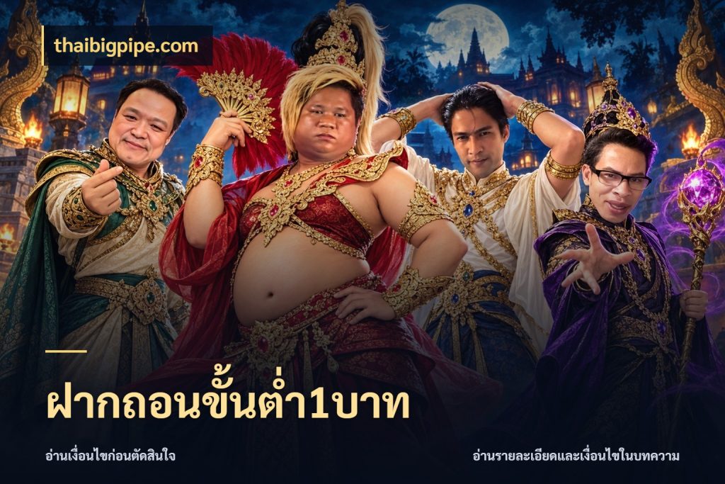 ฝากถอนขั้นต่ำ1บาท